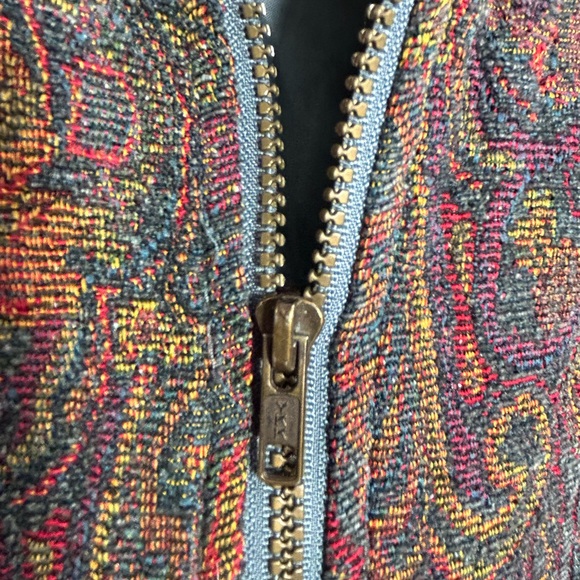 White Stag Vintage 1990s/2000s Y2K Floral Paisley Tapestry Vest Size L - Picture 4 of 5